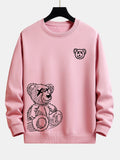 Bear Print Relax Fit Sweatshirt