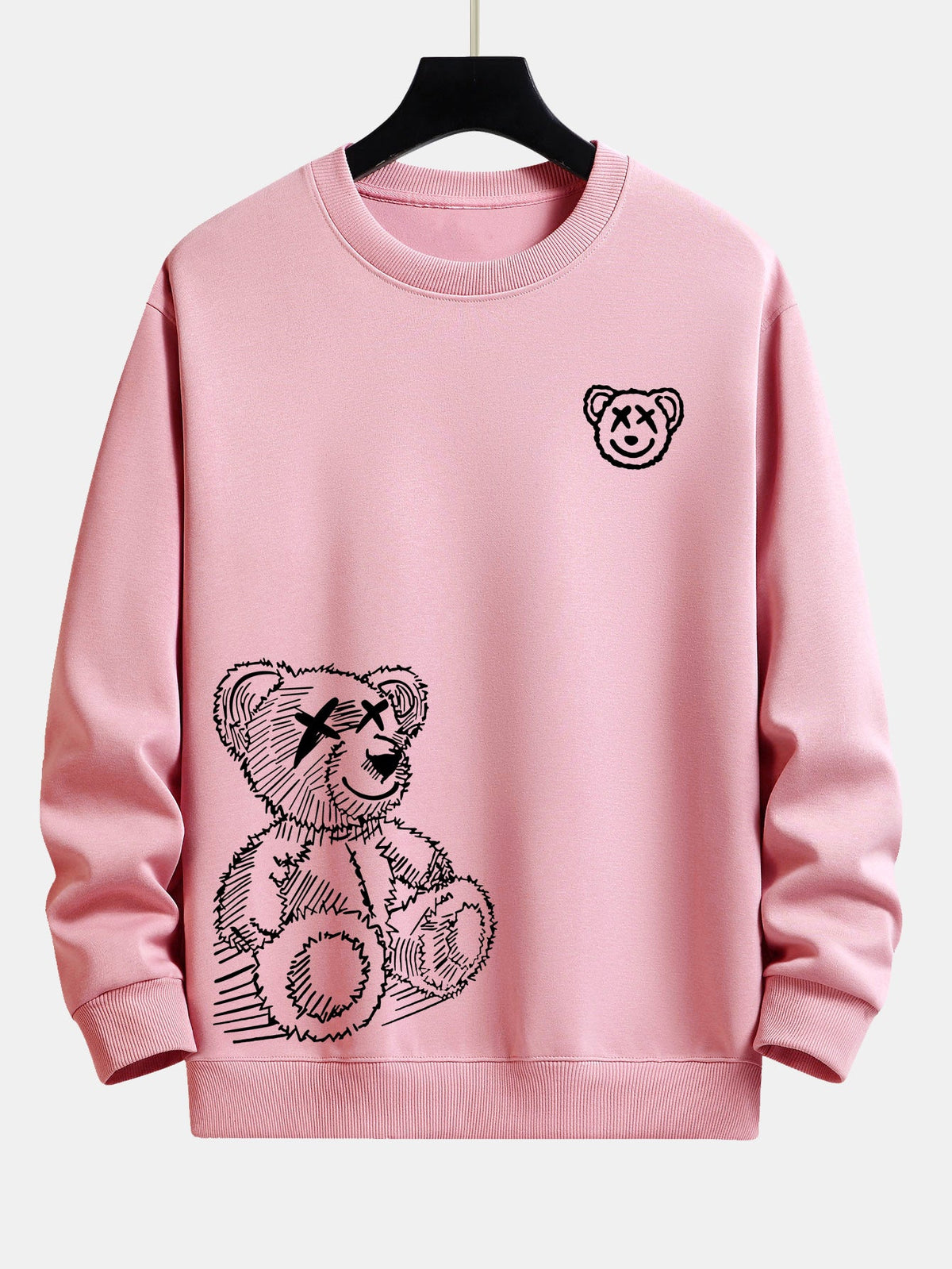 Bear Print Relax Fit Sweatshirt