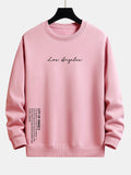 Los Angeles Slogan Print Relax Fit Sweatshirt