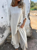 Octavia | Stylish Round Neck Two Piece Set