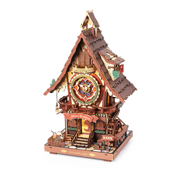 Robotime Cuckoo Clock Mechanical 3D Wooden Puzzle LC901C