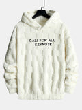 California Embroidered Teddy Checkerboard Hoodie