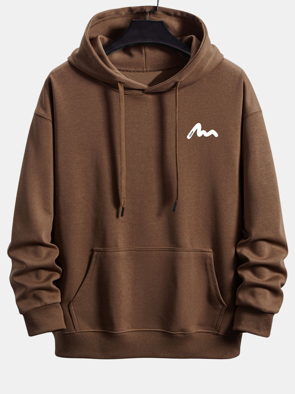 Kapuzenpullover mit Buchstabendruck und lockerer Passform