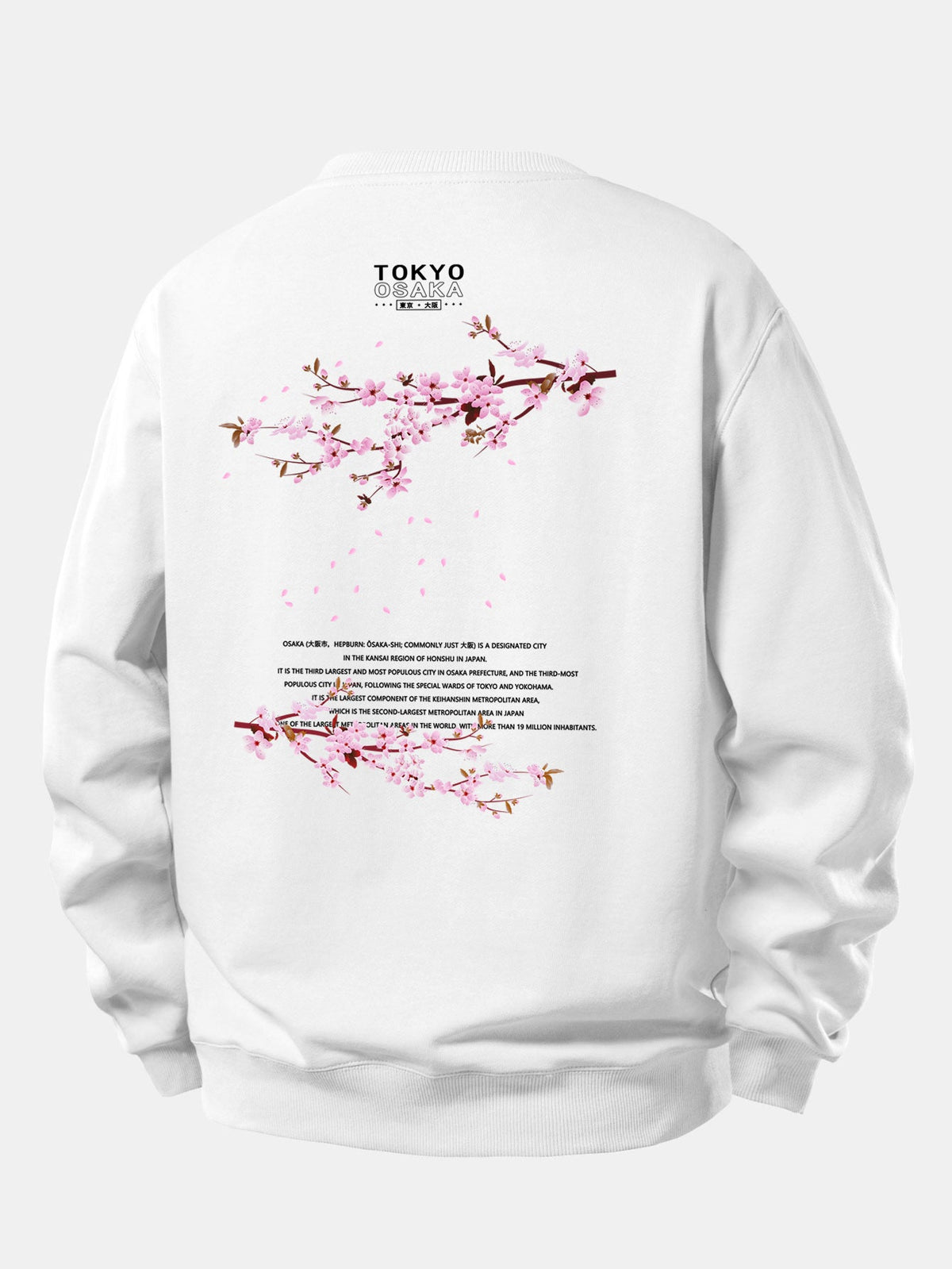 Tokyo Osaka Print Relax Fit Sweatshirt