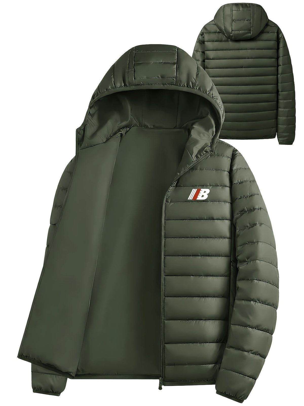 Everett | Gesteppte Kapuzenjacke