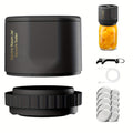 Vacuum Sealer Kit with Regular- and Wide-Mouth Adapters and Lid Accessories and Charging Cable