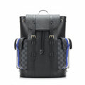 Louis Vuitton Christopher Backpack PM – Epi Leather Damier Graphite Blue White Race Stripe
