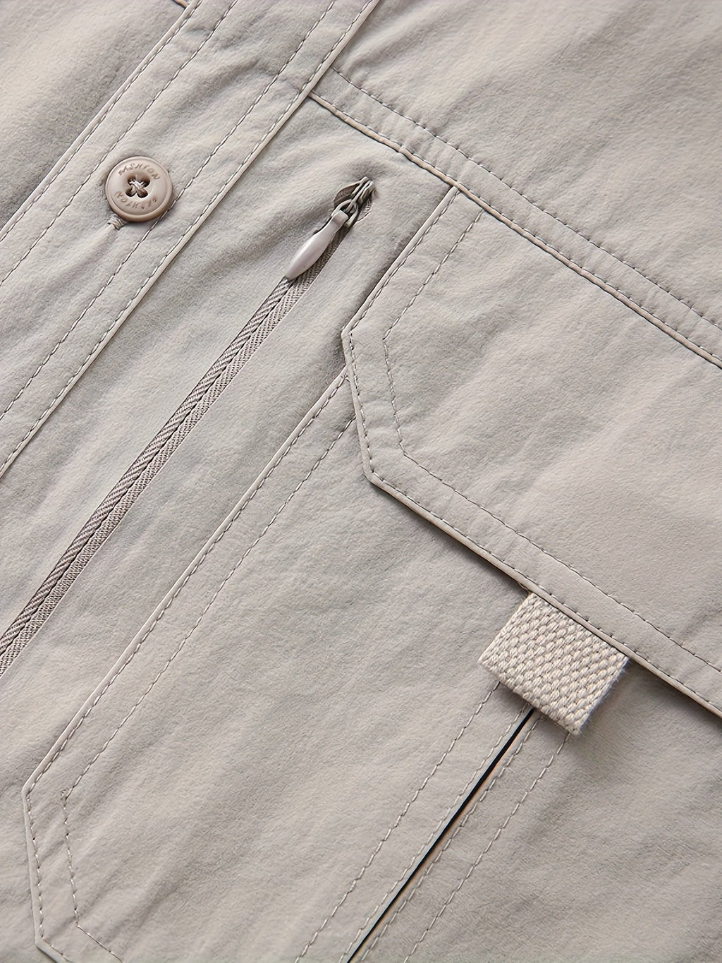 Hollis | Utility-Langarm-Cargoshirt
