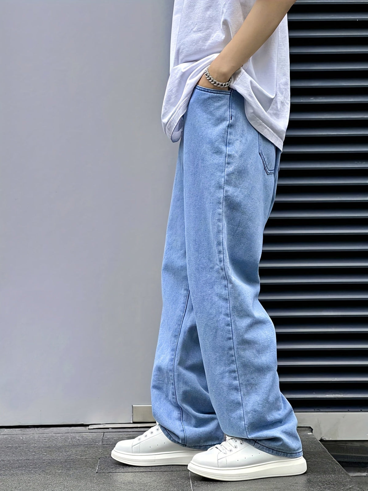 Dexter | Entspannte Wide-Leg-Jeans