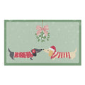 Christmas Sausage Dogs Indoor Outdoor - All-Weather Doormat