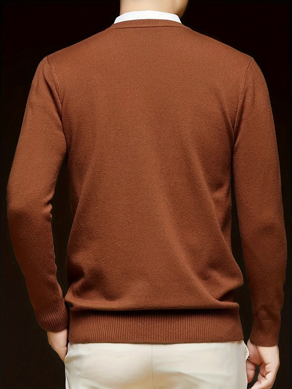 Nigel | Eleganter V-Ausschnitt-Pullover