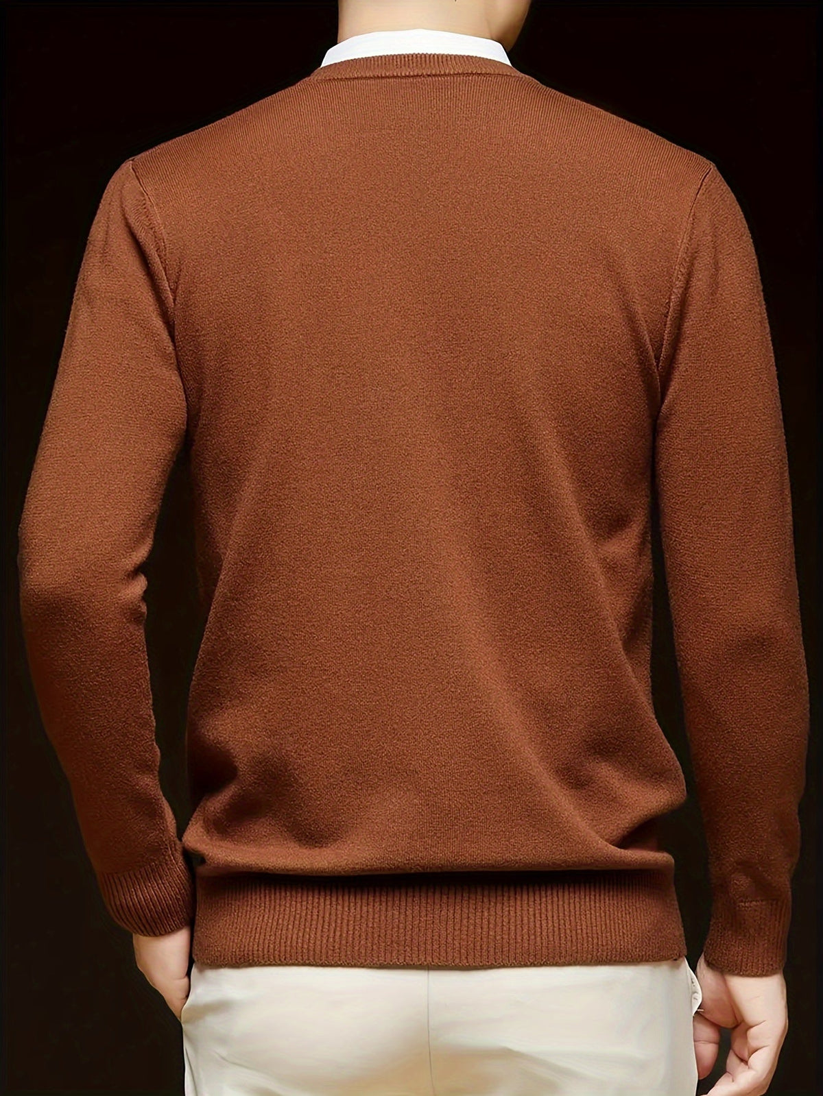 Nigel | Eleganter V-Ausschnitt-Pullover