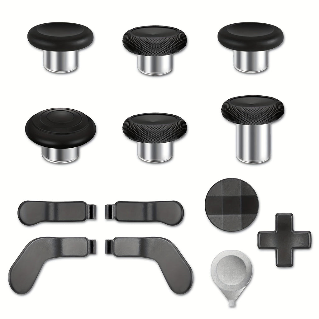 Xbox Elite Controller Series 2 Accessories 13-in-1 Replacement Kit - Paddles Thumbsticks Analog Sticks 2 D-Pads Repair Tool Stainless Steel Parts Set for Xbox Elite 2