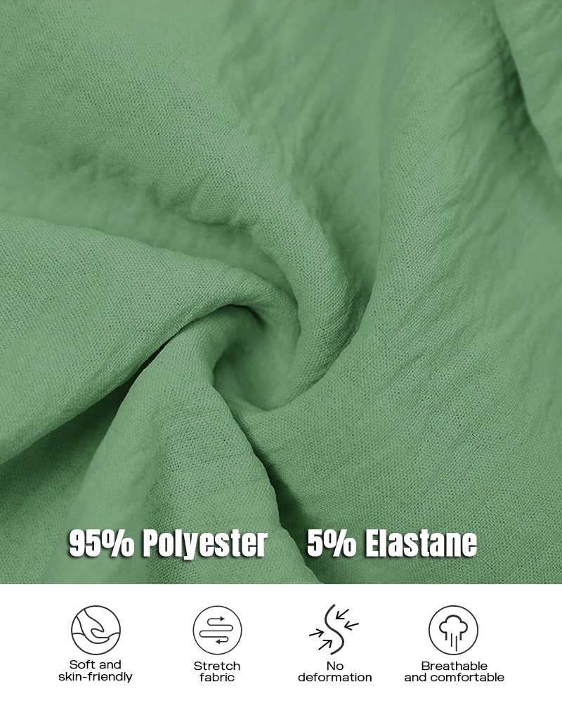 Kurzes Hemdblusenkleid mit Knopfleiste, Krempelärmeln und seitlichem Tunnelzug