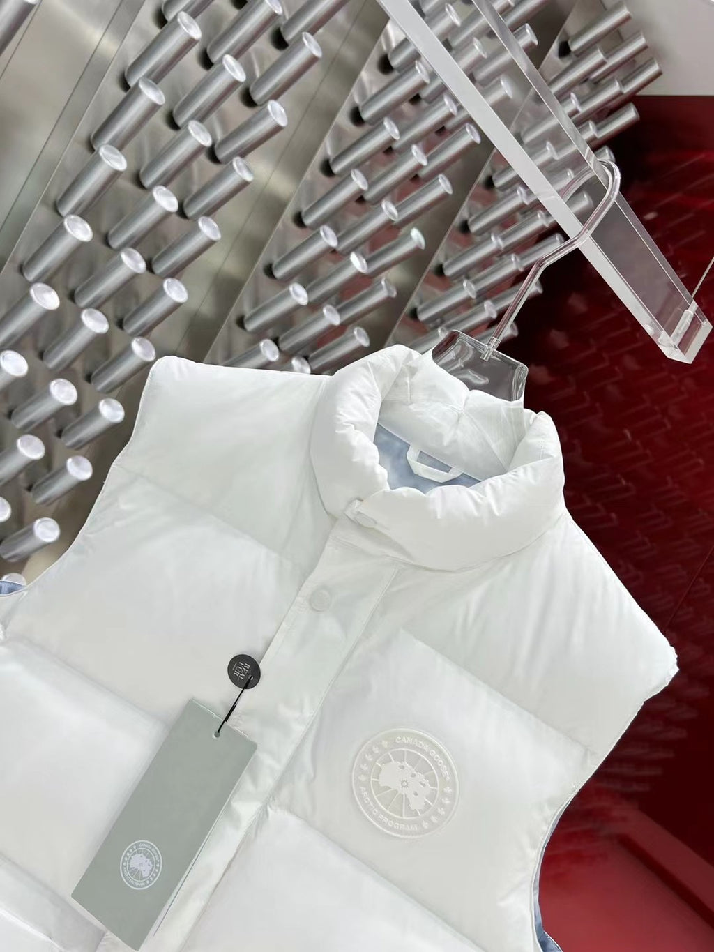 Canada Goose Women's White Down Vest