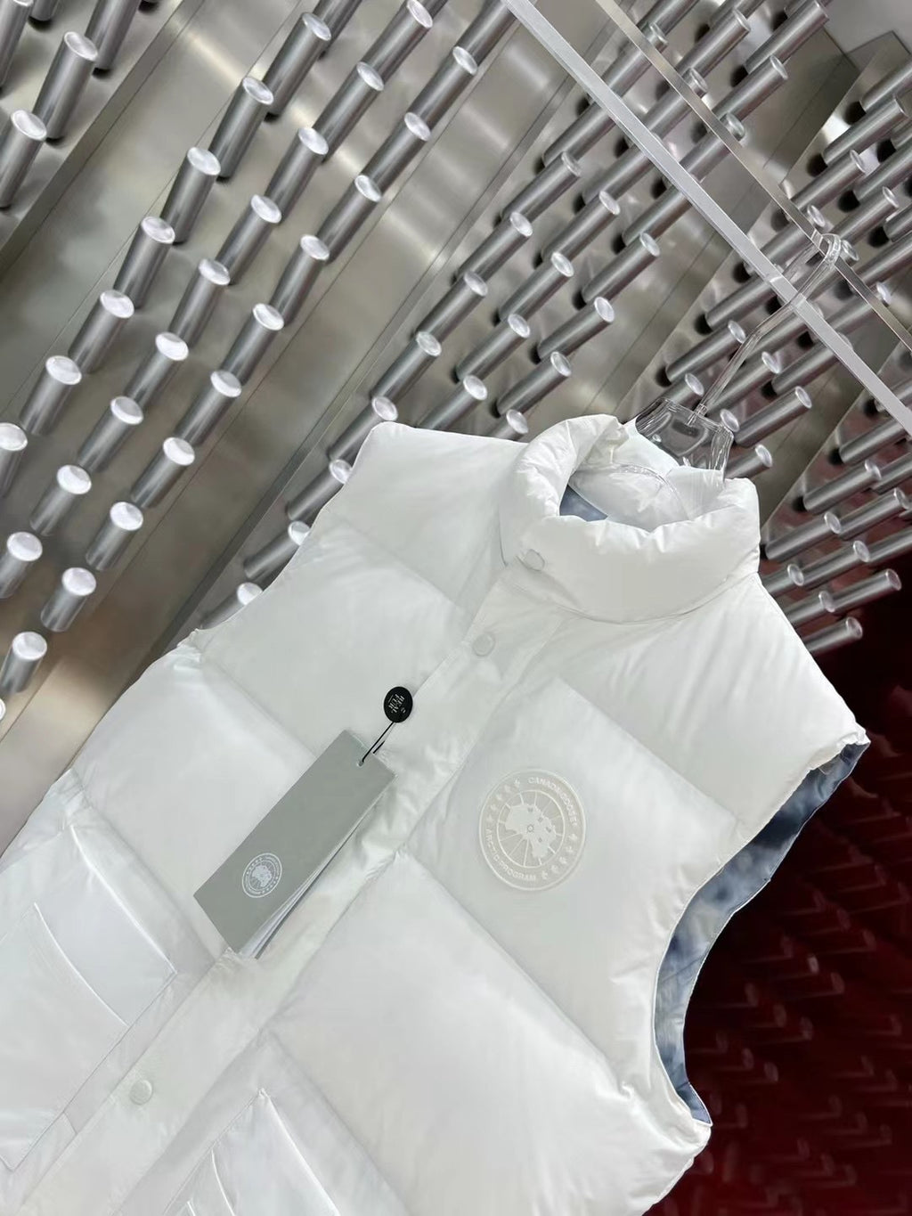 Canada Goose Women's White Down Vest