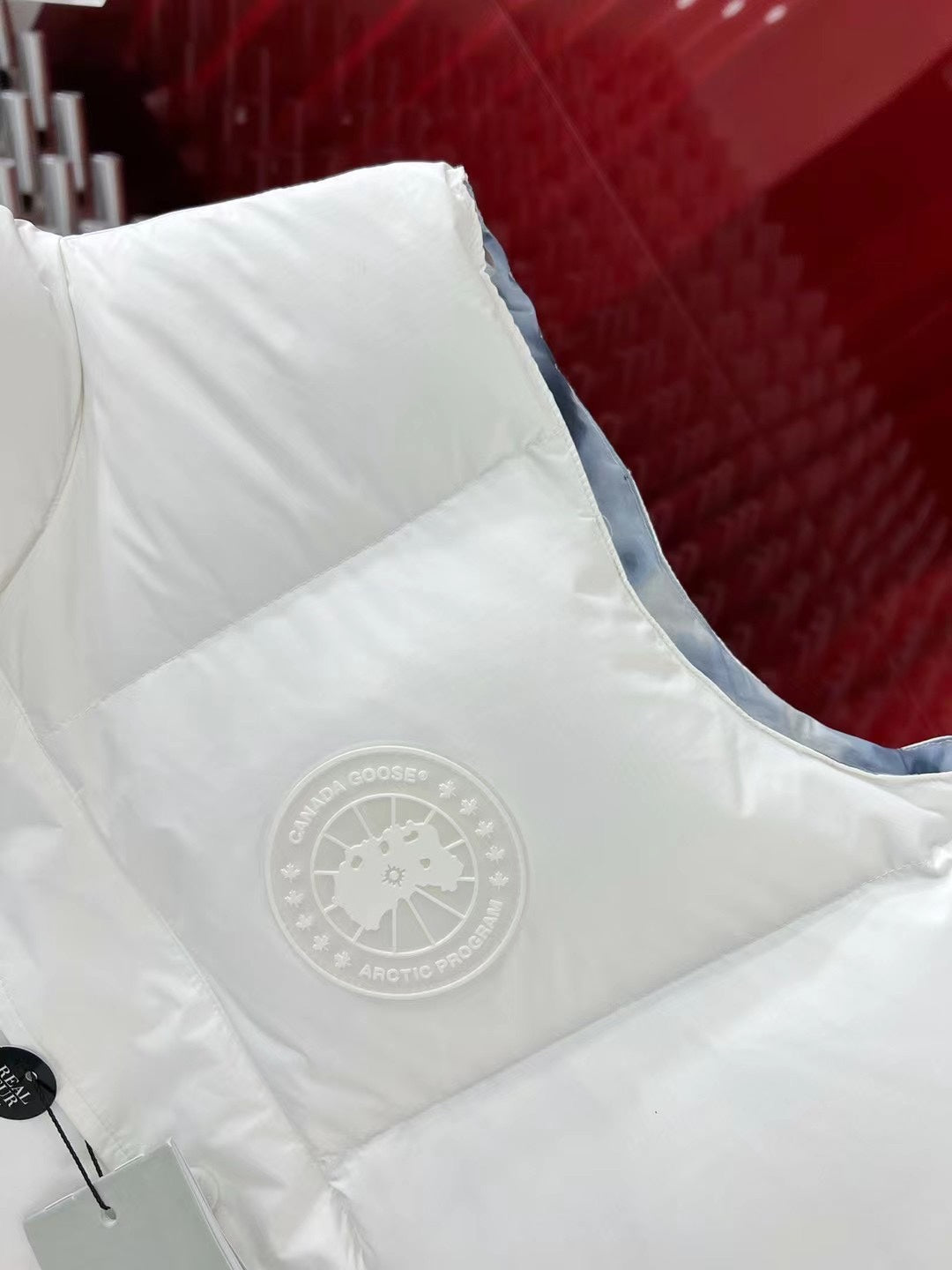 Canada Goose Women's White Down Vest