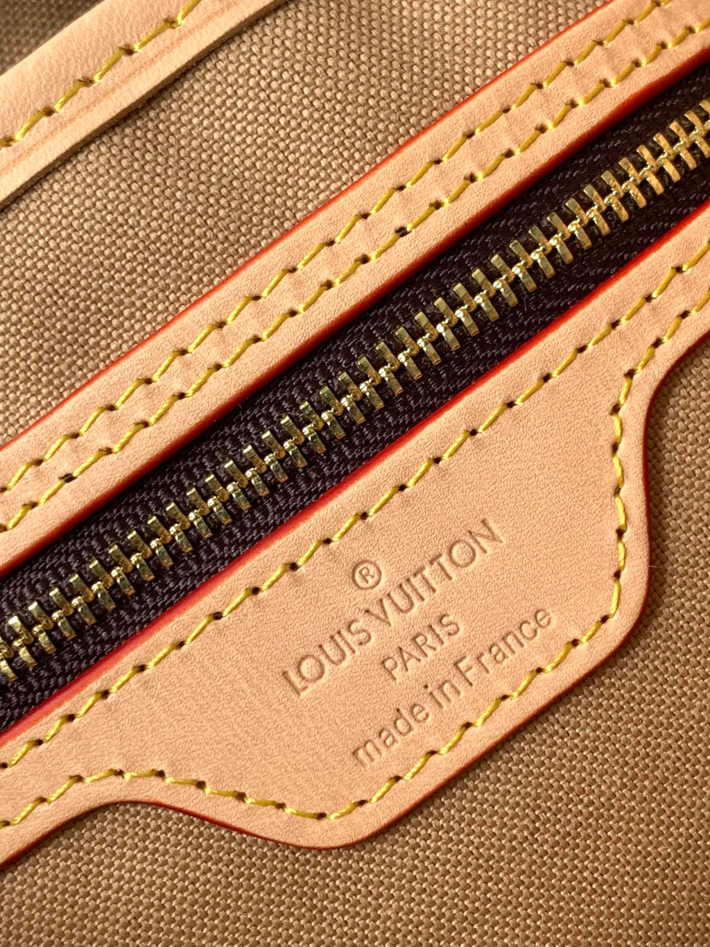 VAVIN PM TOTE 23 BRAUN MONOGRAM CANVAS