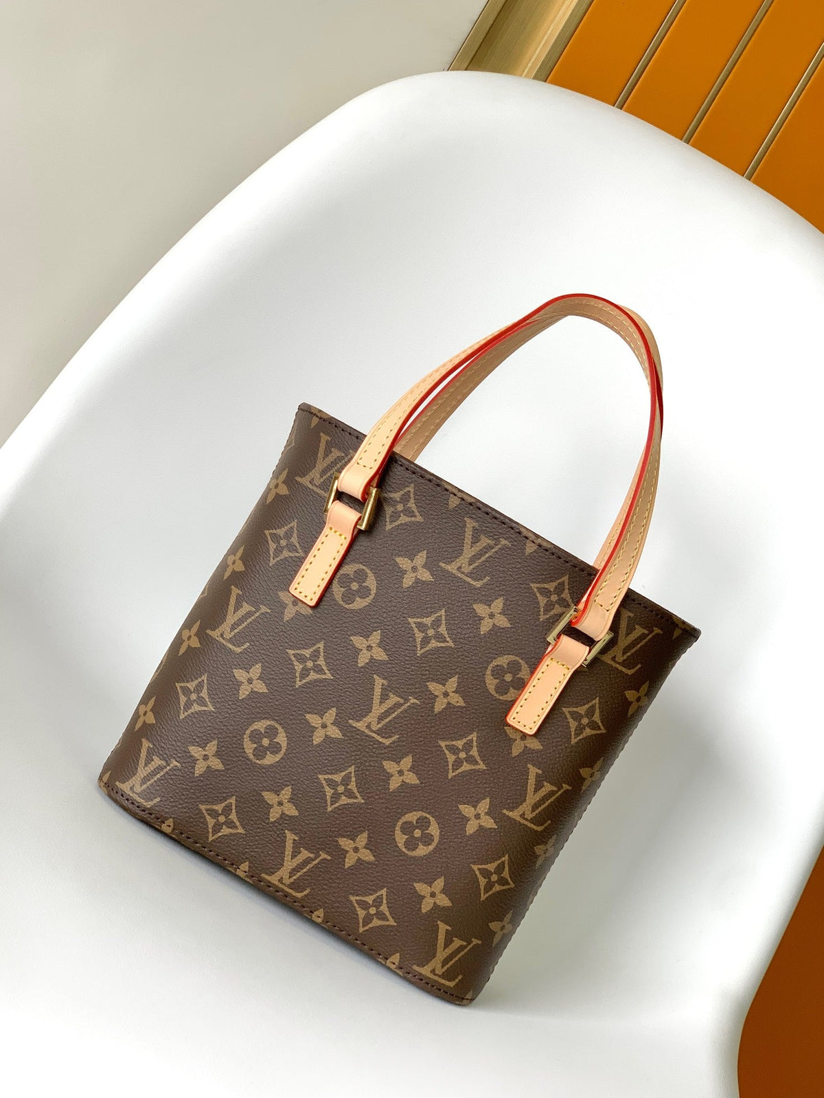 VAVIN PM TOTE 23 BRAUN MONOGRAM CANVAS