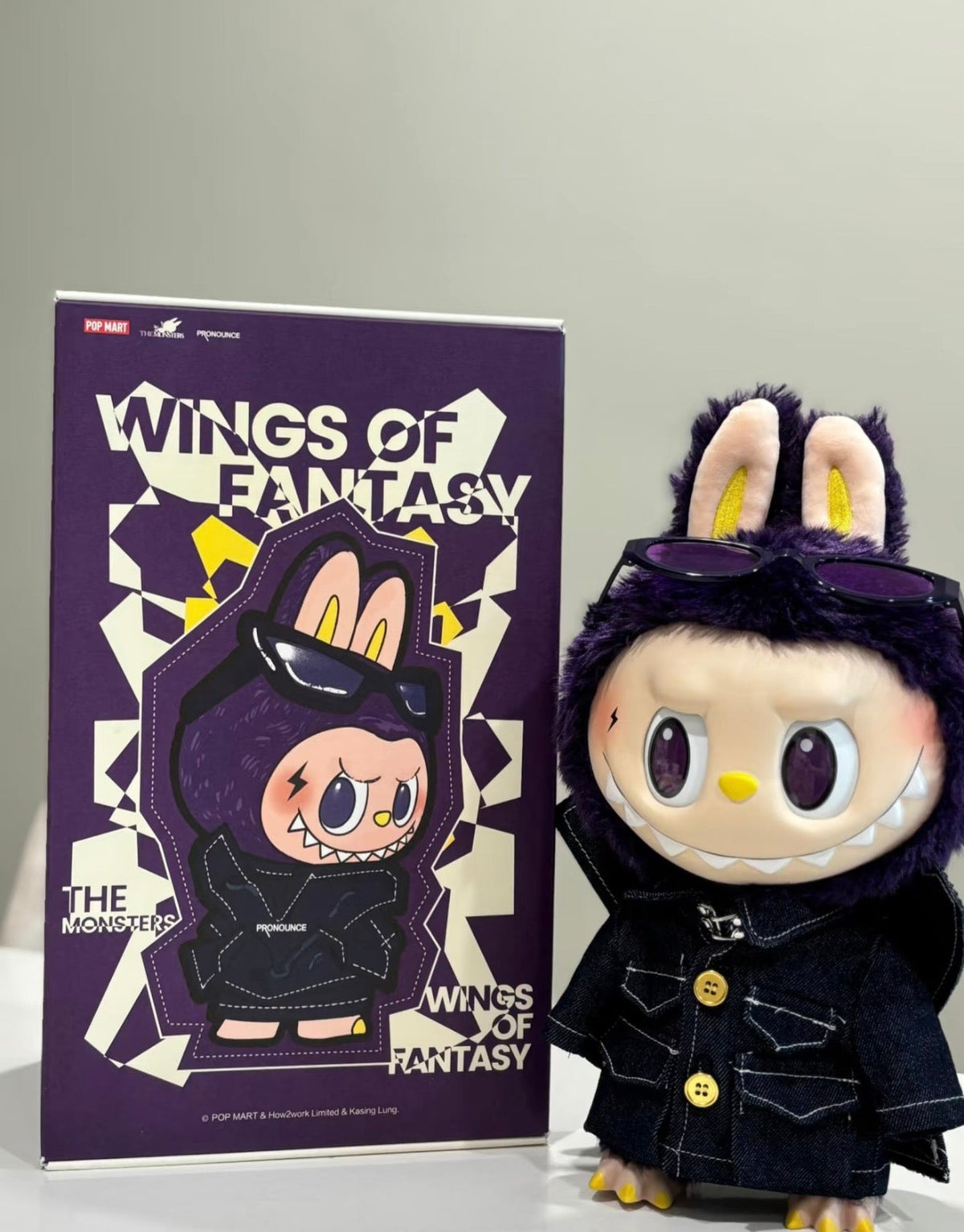 Pop Mart Labubu x Pronounce-Be Fancy Now Vinyl Plush Doll