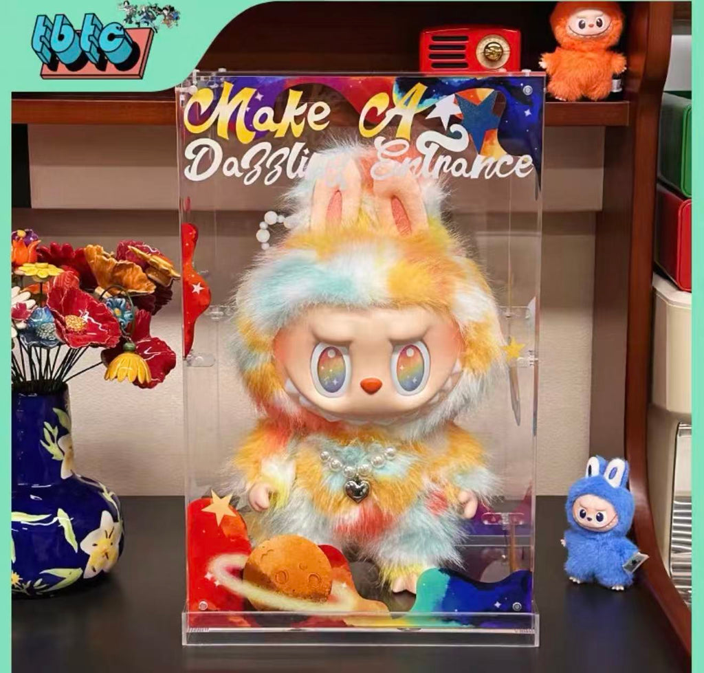 Labubu Storage Display Box Transparent Dustproof Acrylic Toy Display Case