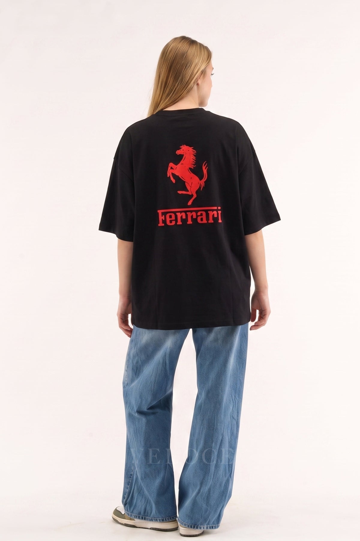 Ferrari F1 Vintage Racing T-Shirt - Black Edition