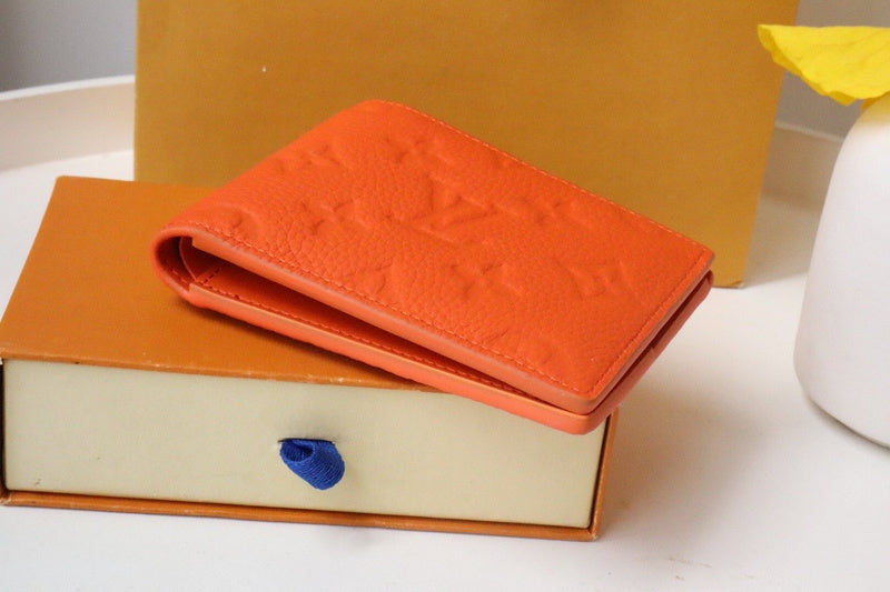 Louis Vuitton Multiple Wallet – Monogram Taurillon Leather Orange
