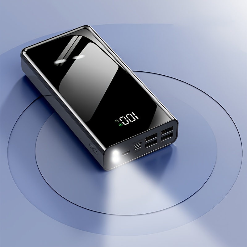 Portable Charger 50000mAh Large Power Bank LED Light Power Display Multi-Port USB-C Micro for an Everyday Personal Care Routine