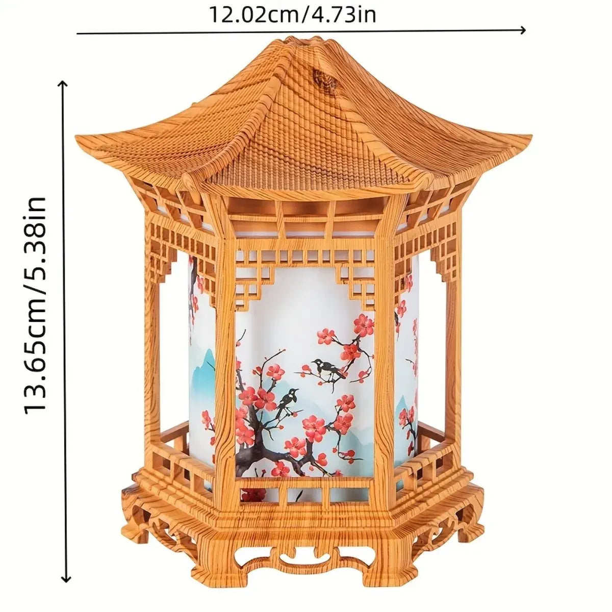 Chinese-Style Mini Humidifier with Night Light