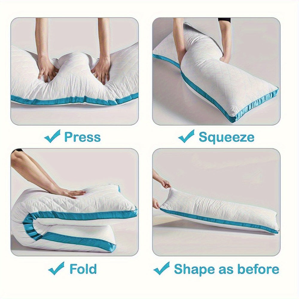 Body Pillow, Memory Foam for Side Sleepers 51 Inch, Firm Support Full for Adults Pregnancy