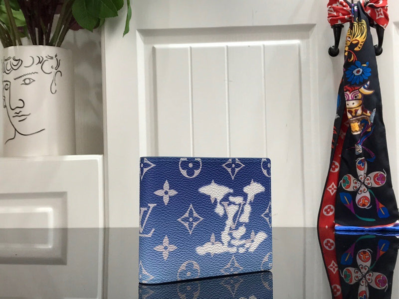Louis Vuitton Multiple Wallet – Monogram Clouds Blue