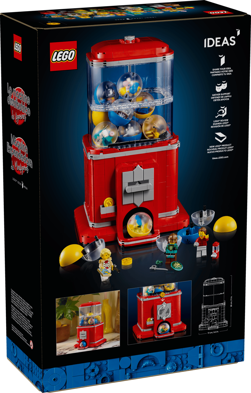 21358 LEGO Ideas Distributeur Automatique de Minifigures