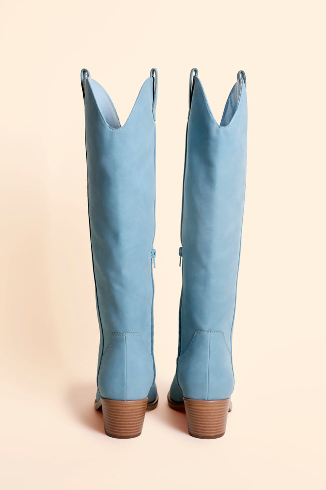 Shania Blue Boots