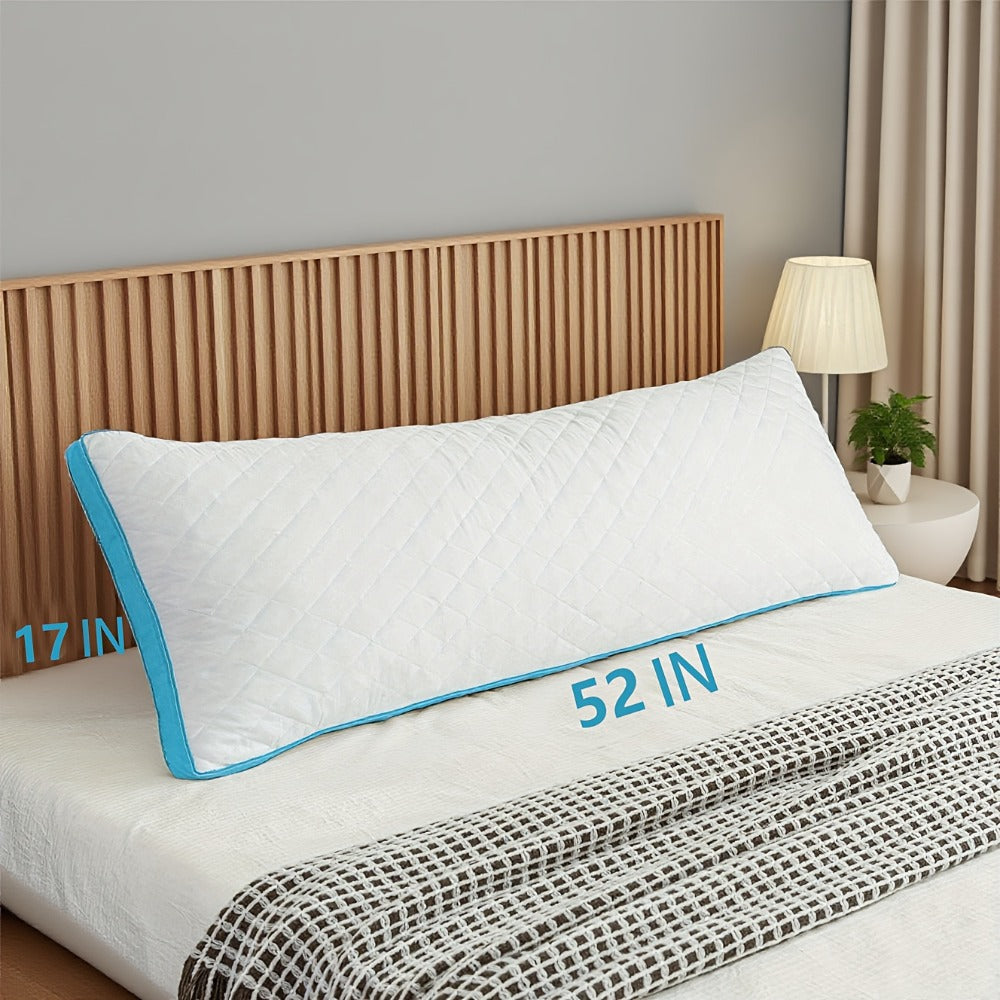 Body Pillow, Memory Foam for Side Sleepers 51 Inch, Firm Support Full for Adults Pregnancy