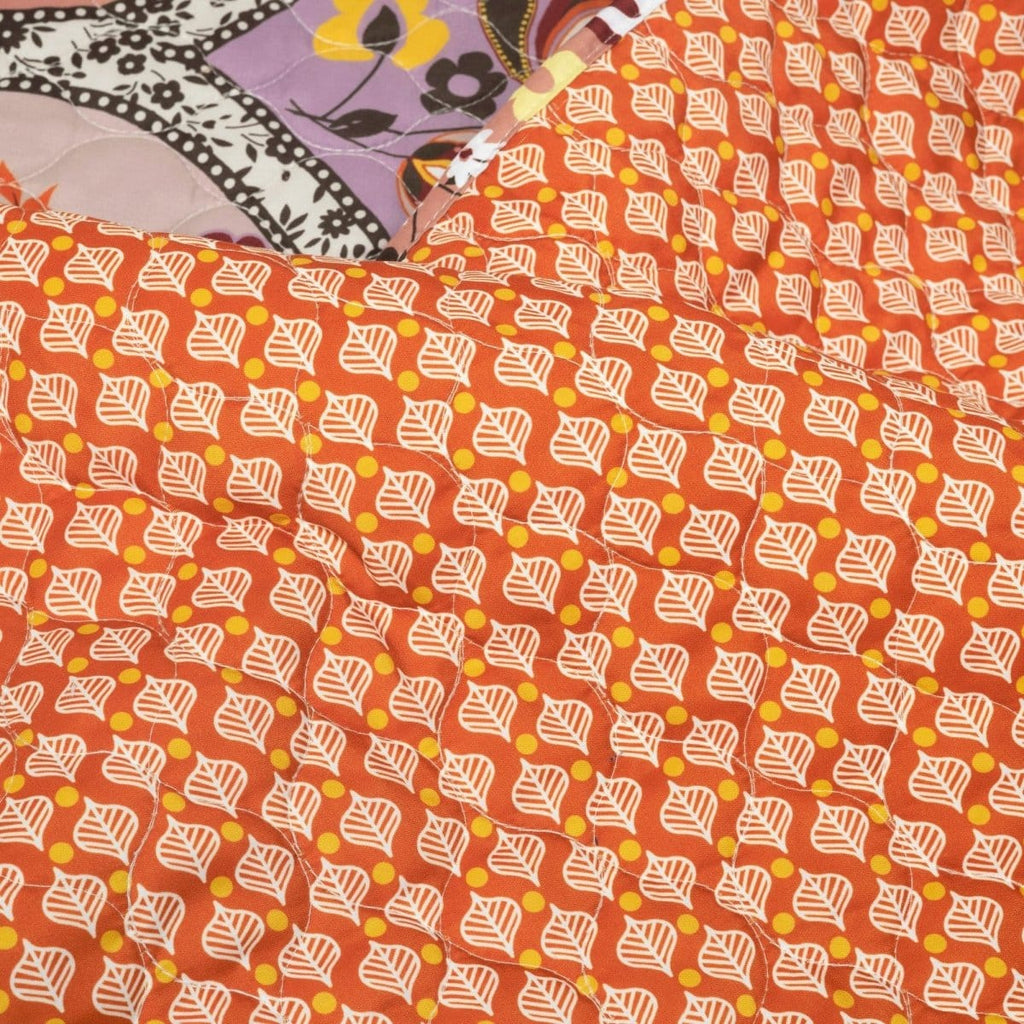 Bohemian Flower Cotton Quilt 3 Piece Set