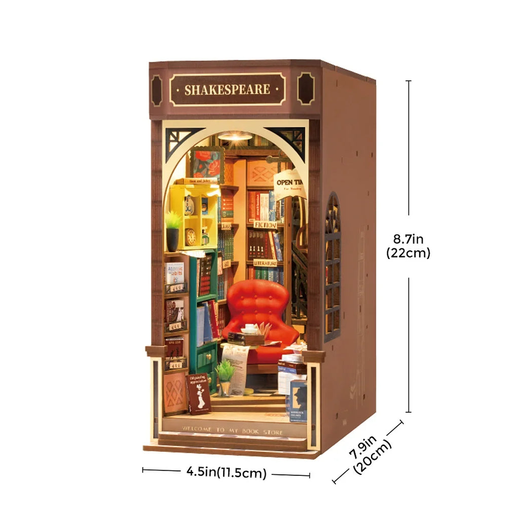 Robotime Rolife DIY Book Nook Bookstore TGB07