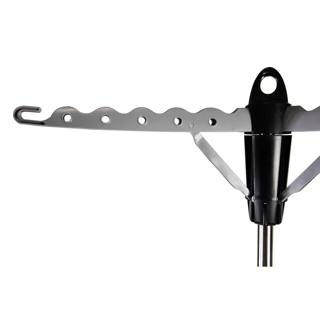 Silver Foldable Tripod Garment Drying Rack
