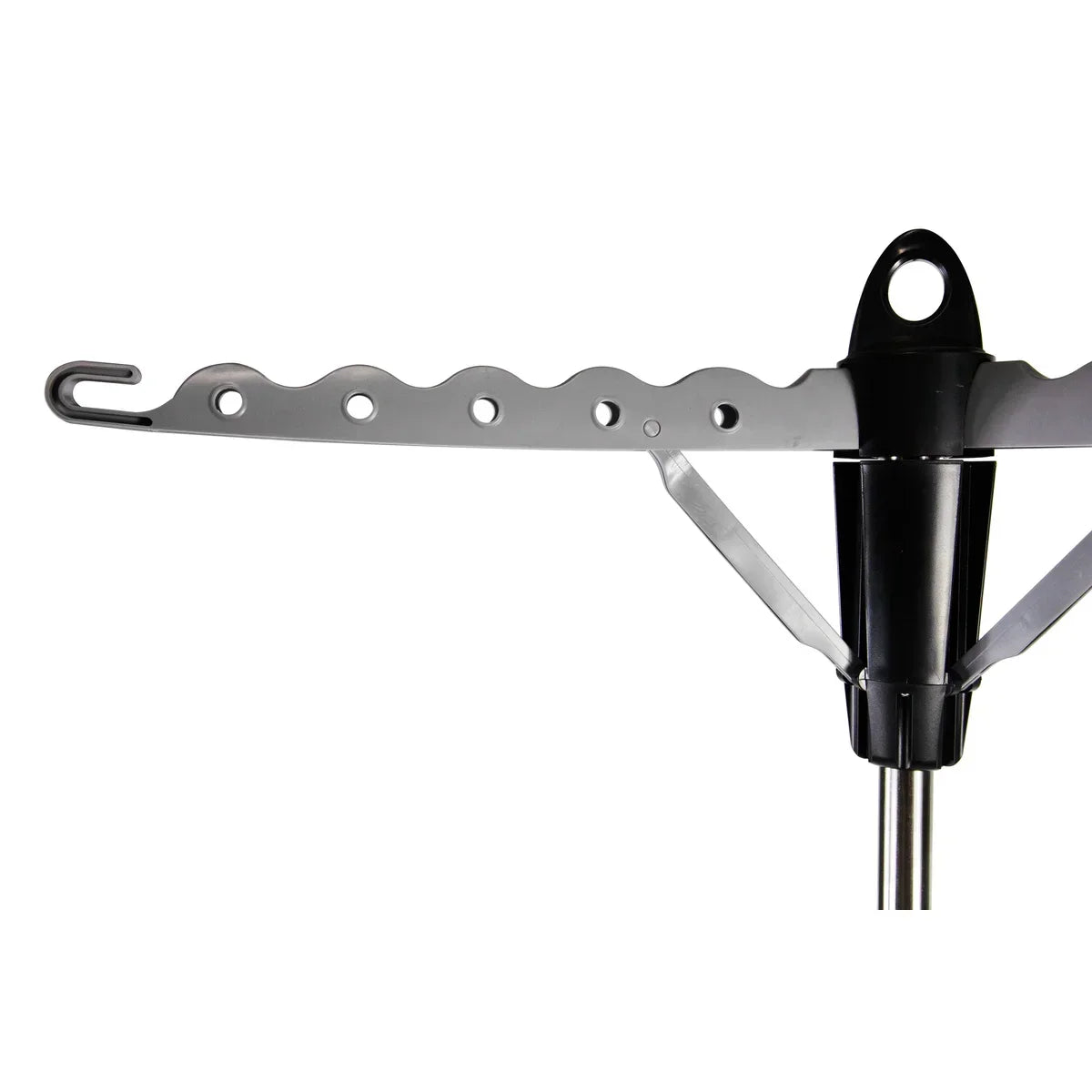 Silver Foldable Tripod Garment Drying Rack
