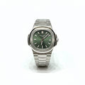 Patek Philippe Nautilus 5711 – Steel Olive Green Dial Baton Indices Date Integrated Steel Bracelet