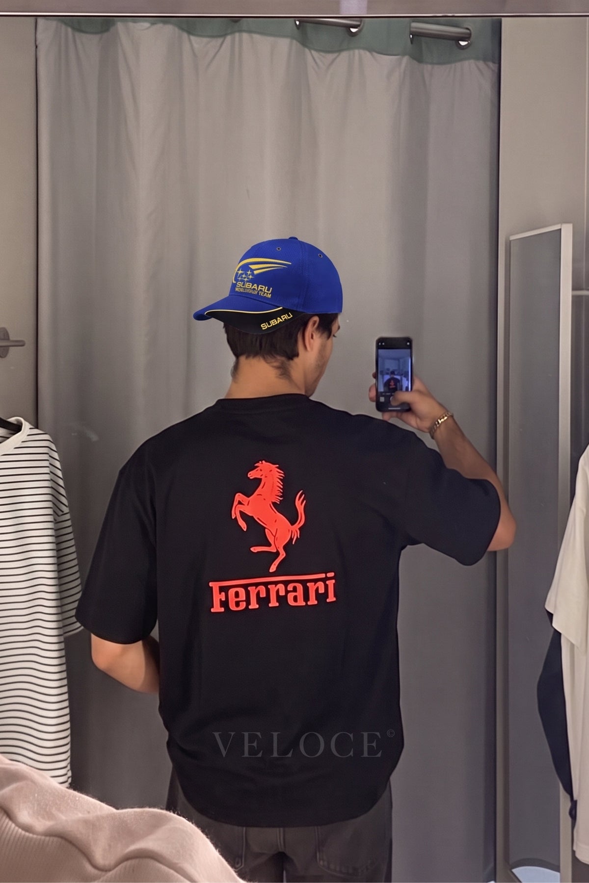 Ferrari F1 Vintage Racing T-Shirt - Black Edition