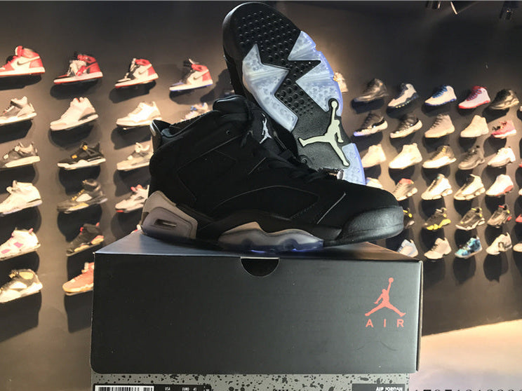 Air Jordan 6 Retro Black Metallic Silver – Black / Silver