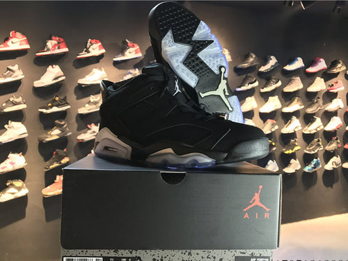 Air Jordan 6 Retro Black Metallic Silver – Black / Silver