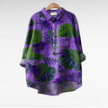 Calista | Vintage-Chic Leaf Blouse