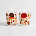 Mushroom Hunting - Pumpkin Spice and Apple Orchard 9.6oz Soy Wax Candle 2 Piece Set