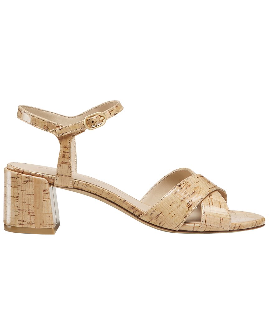 Stuart Weitzman Dayna Block 50 Cork Sandal