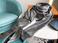 Louis Vuitton Monogram Shine Shawl – Silver Grey