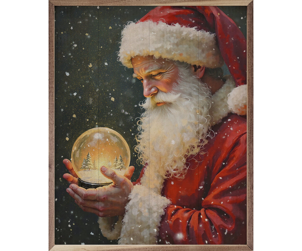 Kendrick Home Santa With Snowglobe