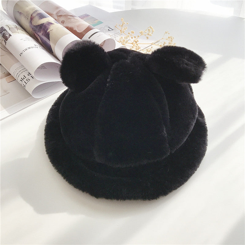 Brooks Kinder-Beanie mit Leopardenmuster und Kunstfell-Ohren – Wintermütze für Kleinkinder