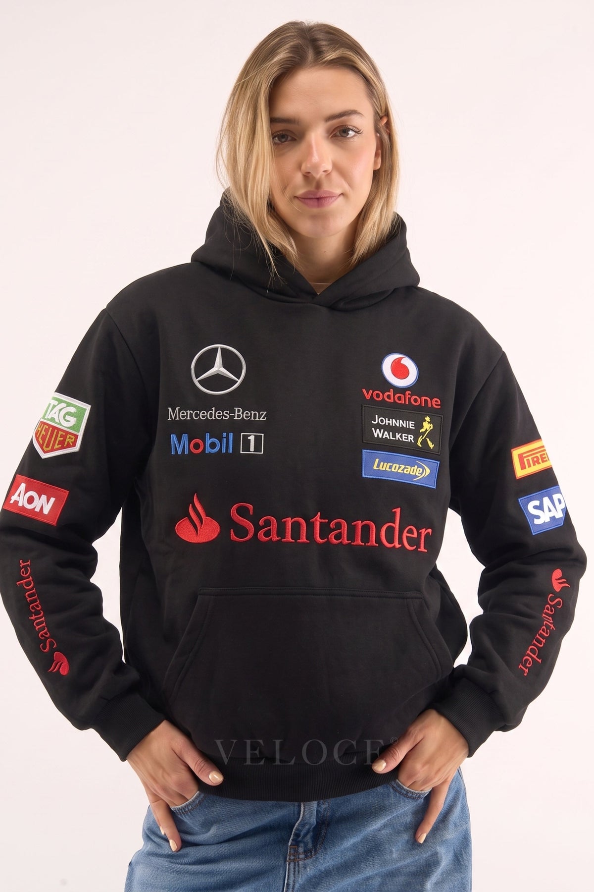 Mercedes-Benz Racing Hoodie - Full Embroidered Edition