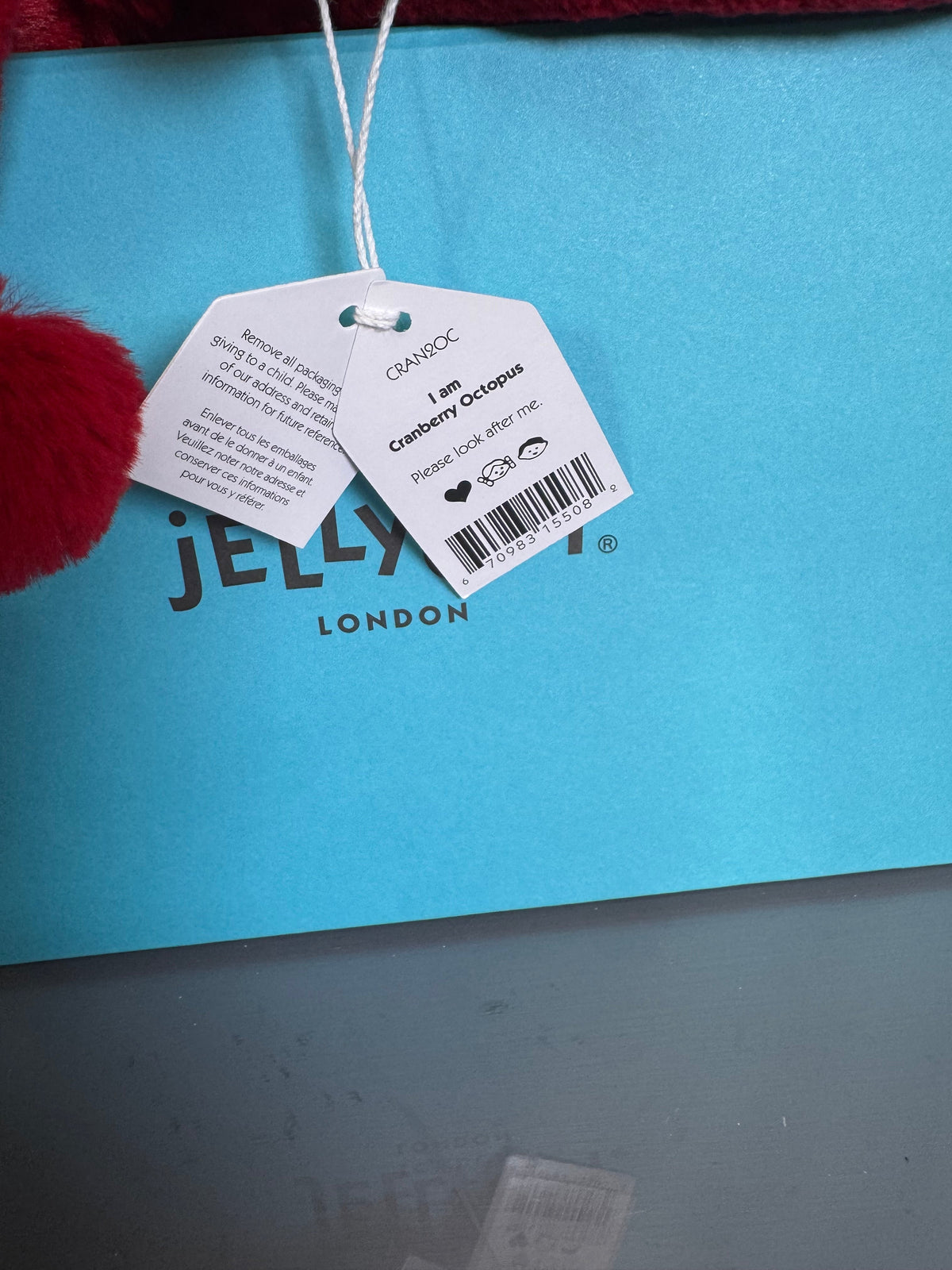 Jellycat Cranberry Octopus